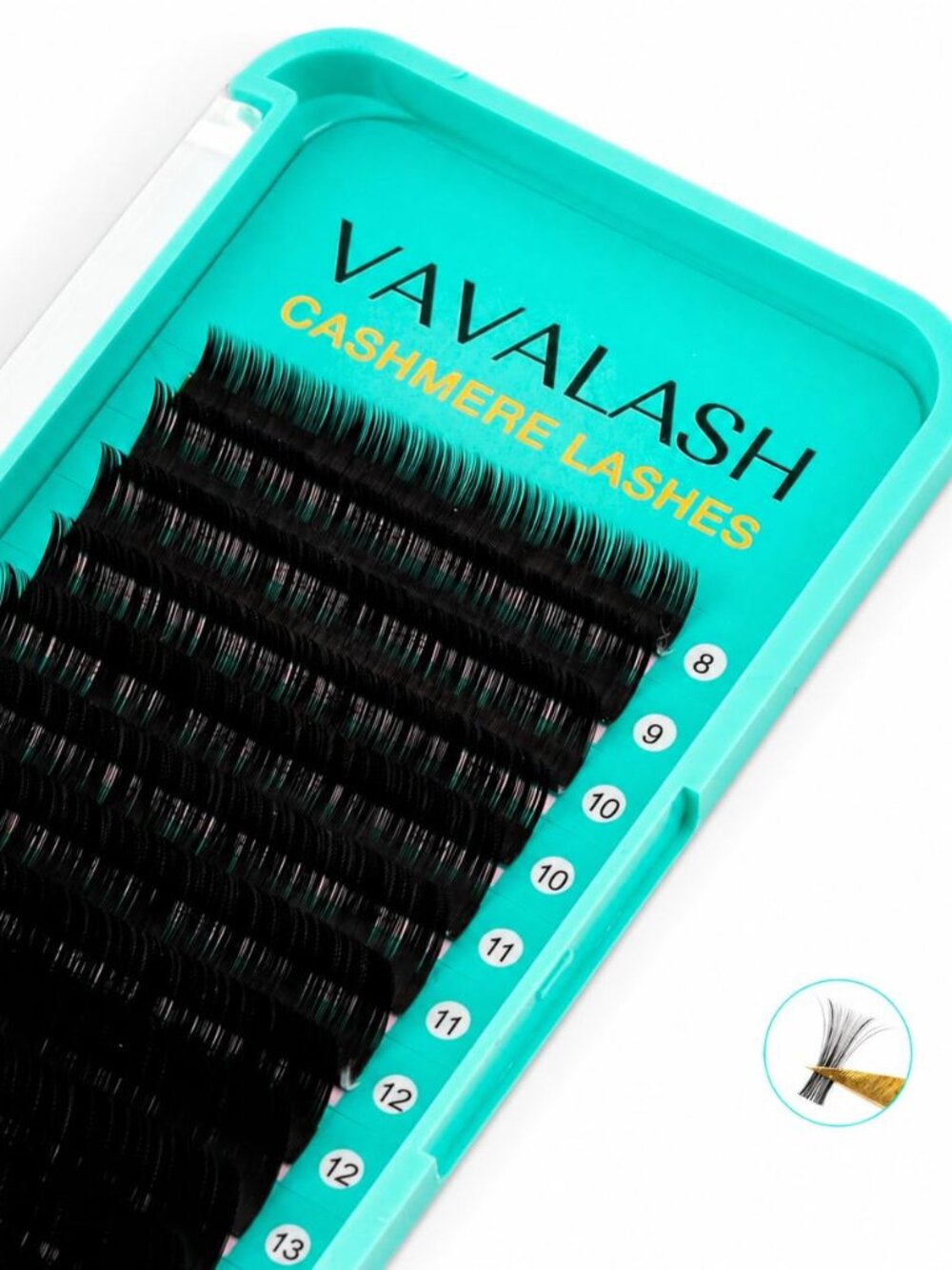 Cashmere Lash Extensions C CC D DD LD L B J M Curl,0.03-0.2thickness,8-20mm,Volu